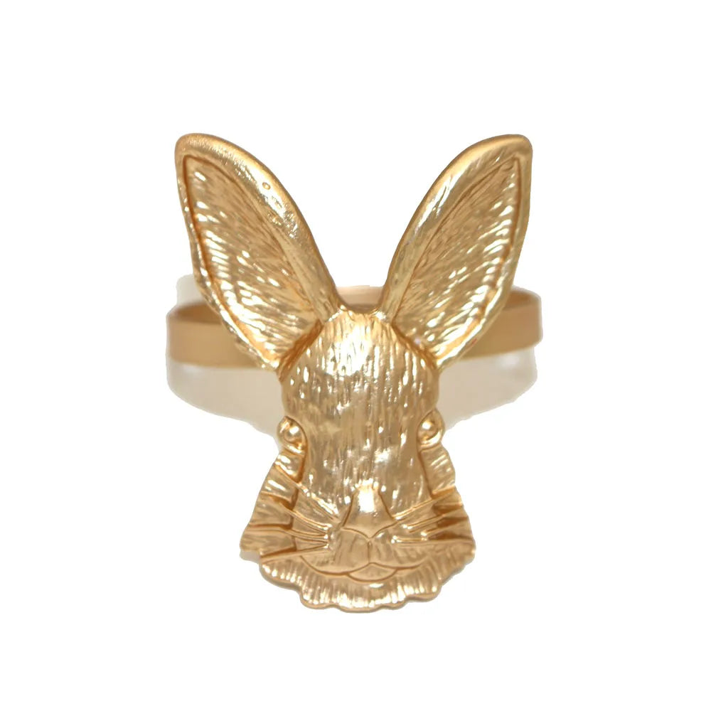 6Pcs Woodland Bunny Napkin Rings