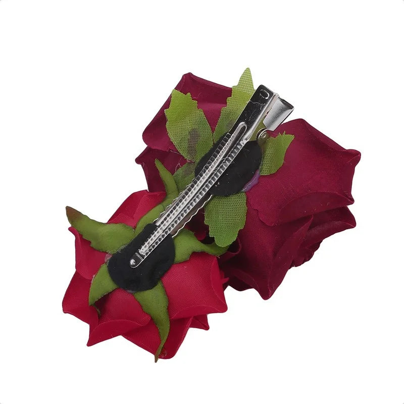 Large Flower Hair Clips Rose Fascinators