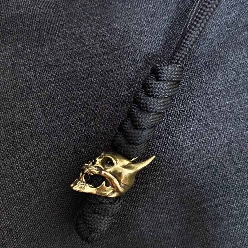 Warriror Helmets Paracord Beads Lanyard Dreadlock Beard Bead