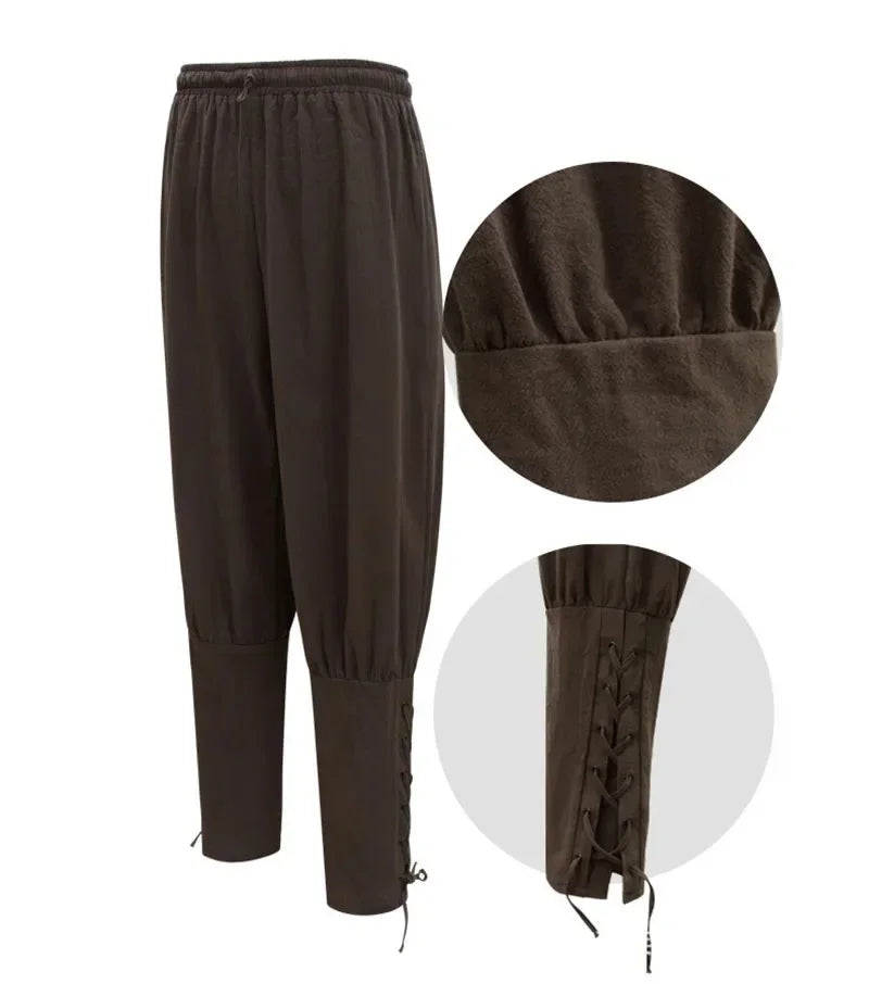 Pirate Pants Halloween Costume Striped Trousers