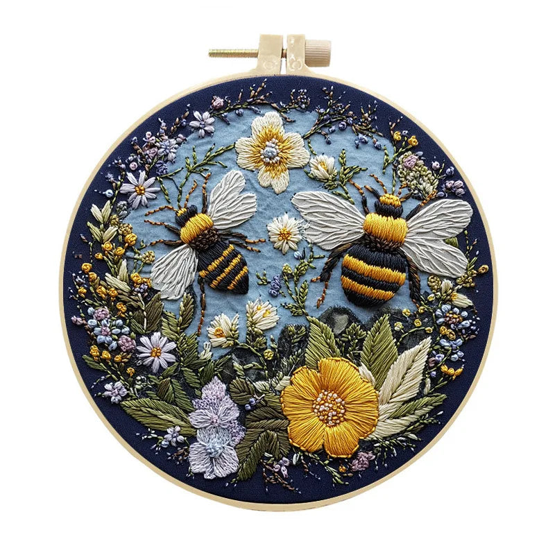 Bee Embroidery Kits DIY Crafts