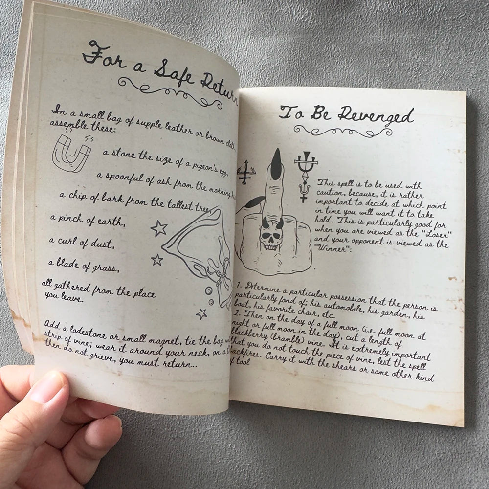Old Witch Spells Bundle of 49 Spells 66 Pages of Old Handwritten Witchcraft Magic for Spellbooks