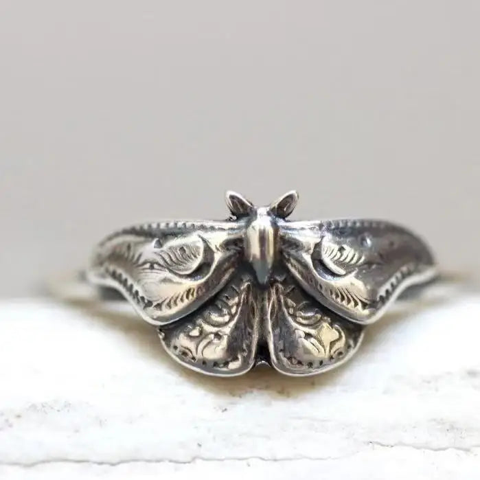 Luna Moth Ring