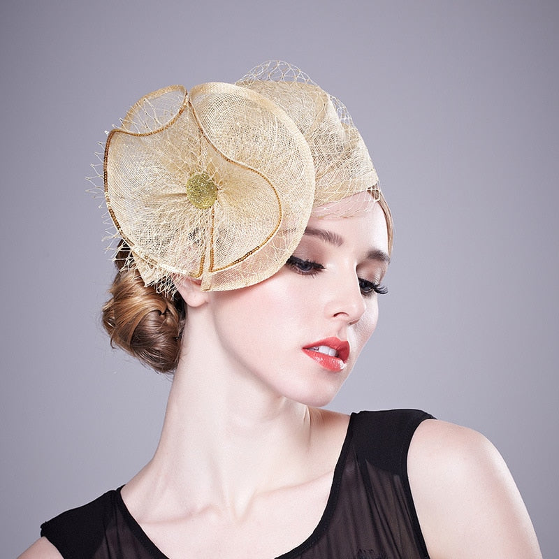 Linen Apricot Vintage Hat