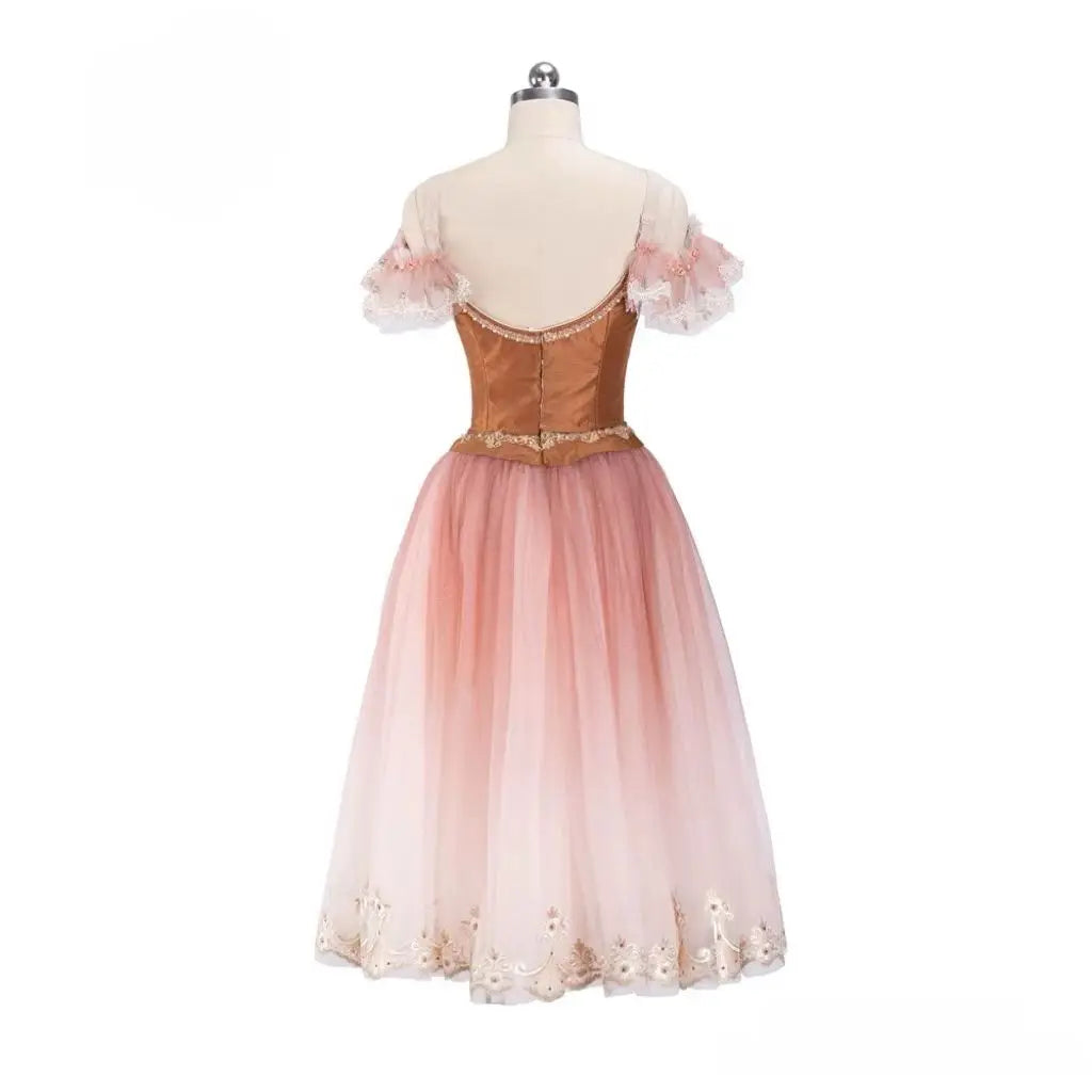 Palace Style Custom Made High-end Professional Ballet Long Tutu Dress Competition Performance Costume