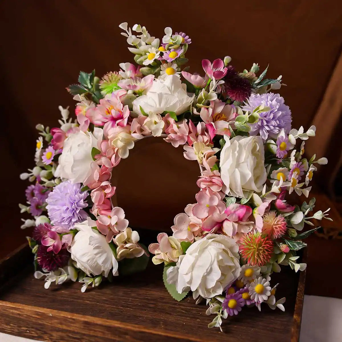 Flower Fae Head-Dress Headband Hair Wreath