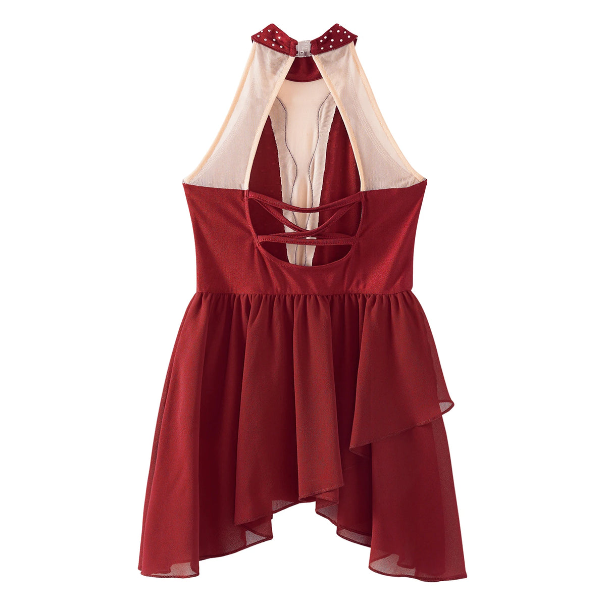 Girls Ballet Leotard Figure Ice Skating Dancewear Stage Costume