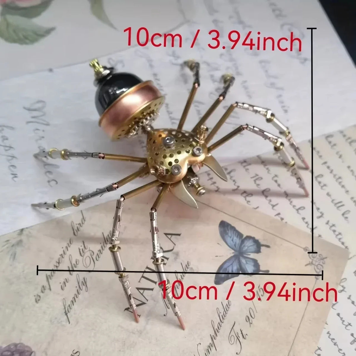 DIY Brass Model Kit Insect Dragonfly Bee Ant Steampunk Metal 3D Puzzle