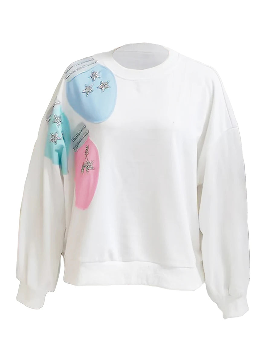 Better Not Pout Sweatshirt Sparkly Rhinestone Christmas Sweater
