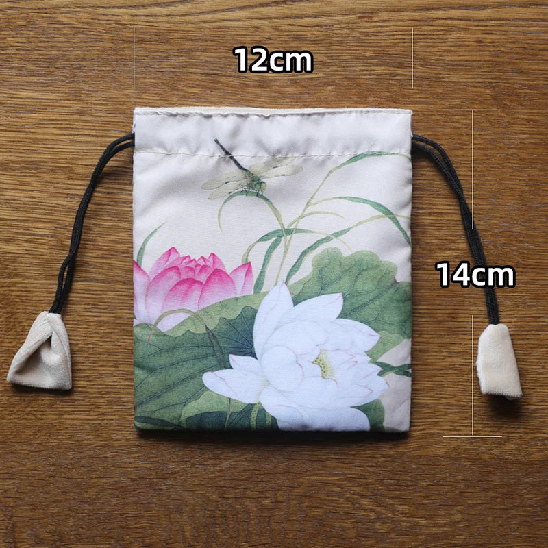 Small Cotton Jewellery Bag Small Things Organiser
