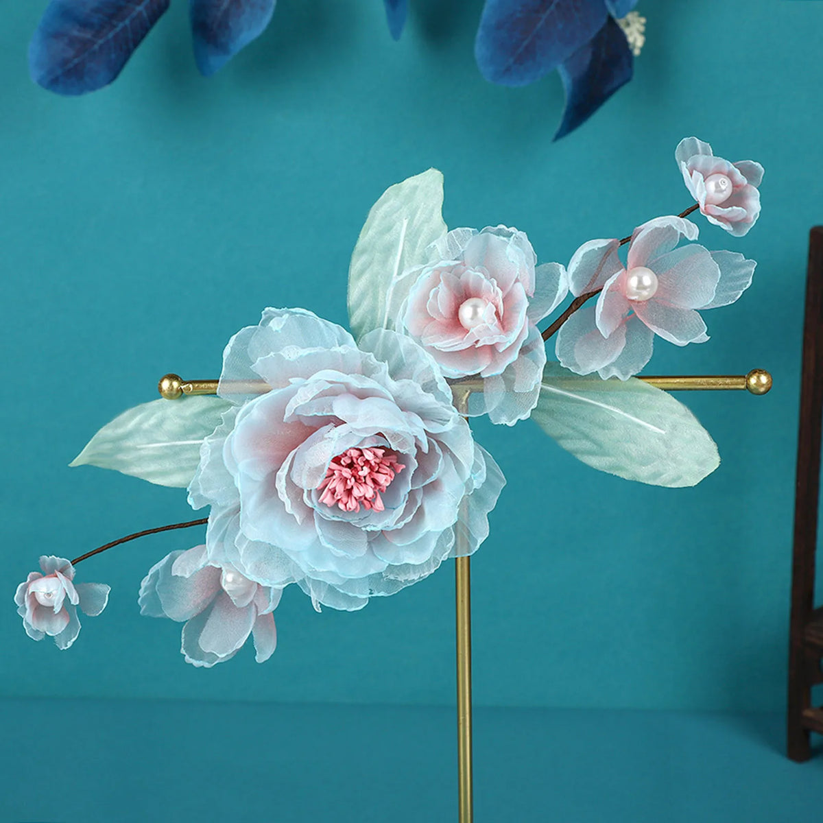Silk Peony Hair Clip 1/2pcs Flower Hairpins Handmade Bridal Hair Accessories