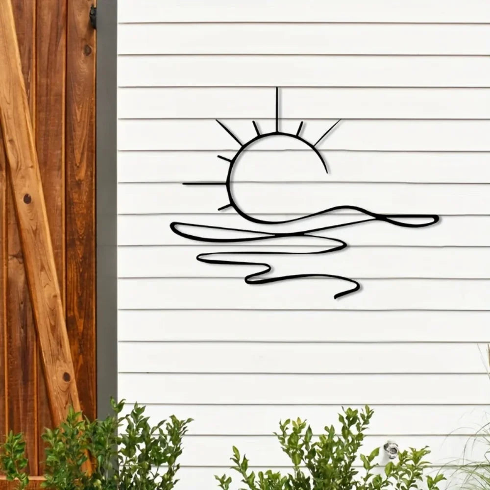 Sunrise Iron Wall Decor Metal Wall Art