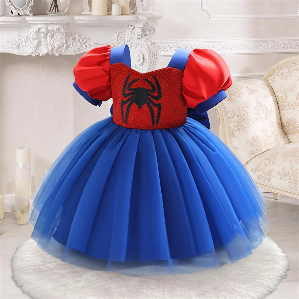Toddler Princess Alice Belle Jasmine Mermaid Dress Baby Halloween Cosplay Costume