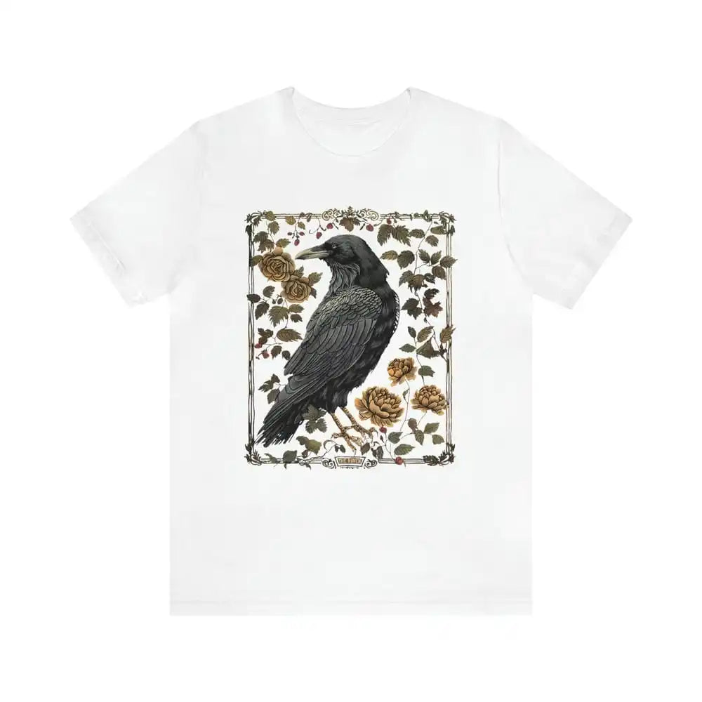 Raven T-Shirts Goblincore Gothic Witchy Dark Academia Tee