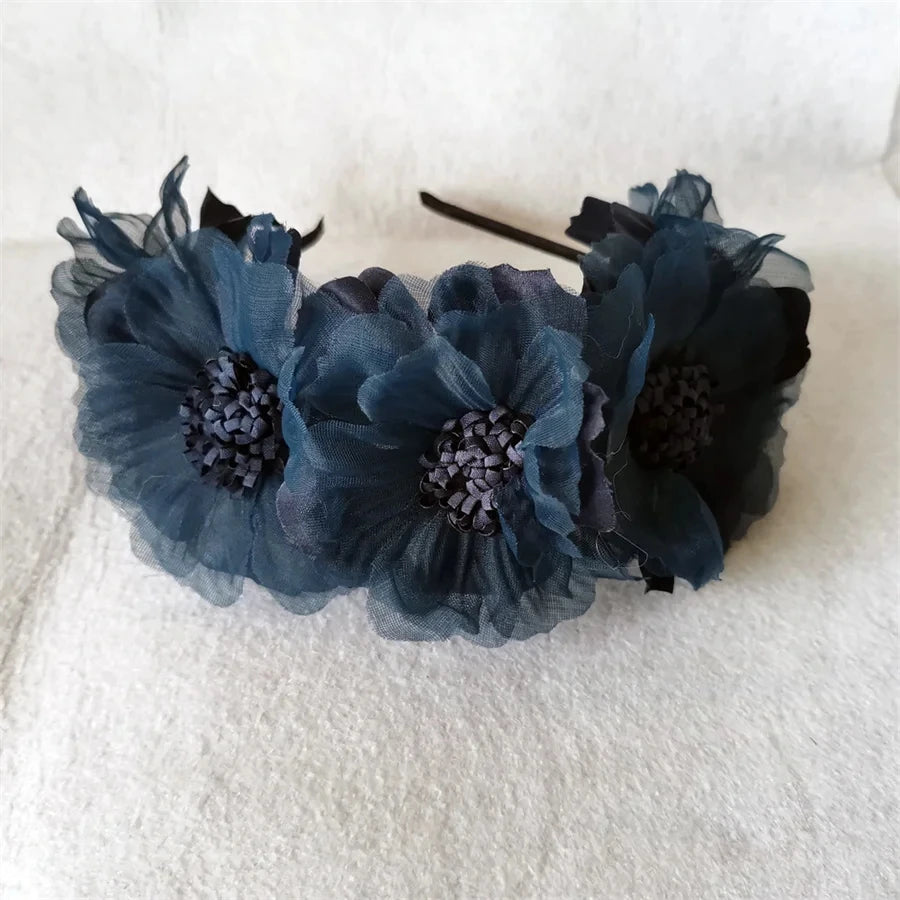 Bonny's Mesh Flower Headbands