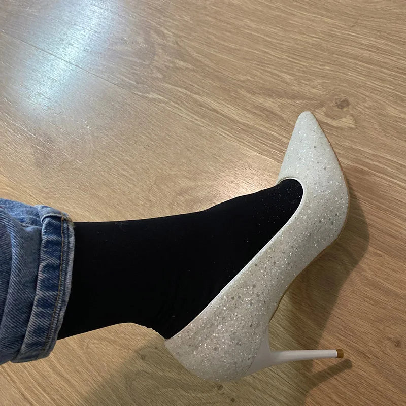 Magical Glittery High Heels in EIGHT Colours