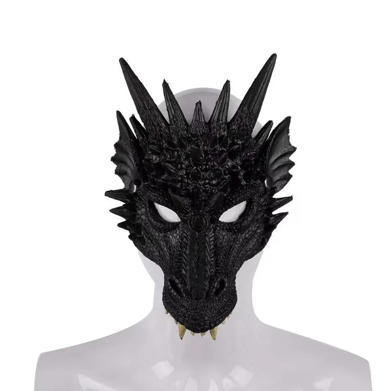 Full Face Dragon Mask Cosplay Halloween LARP Costume Masks