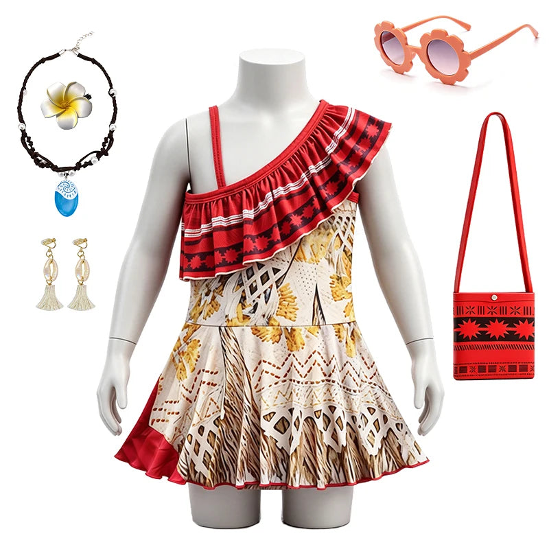 Princess Moana Little Girls Swimsuits