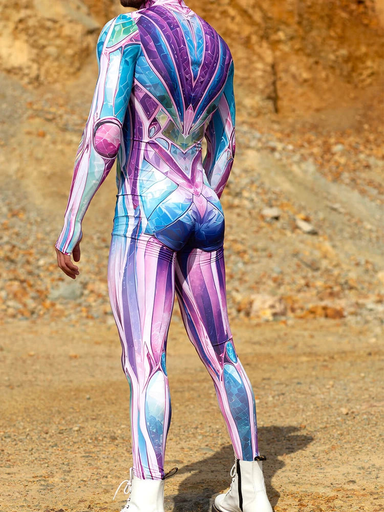 Candy Robot Cosplay Bodysuit Jumpsuit Festival Party Rave Outfits