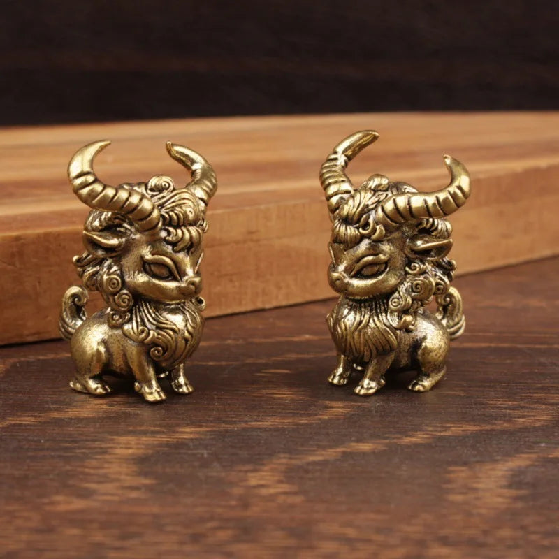 Copper Warcraft Demonic Sheep Figurine Tea Pet