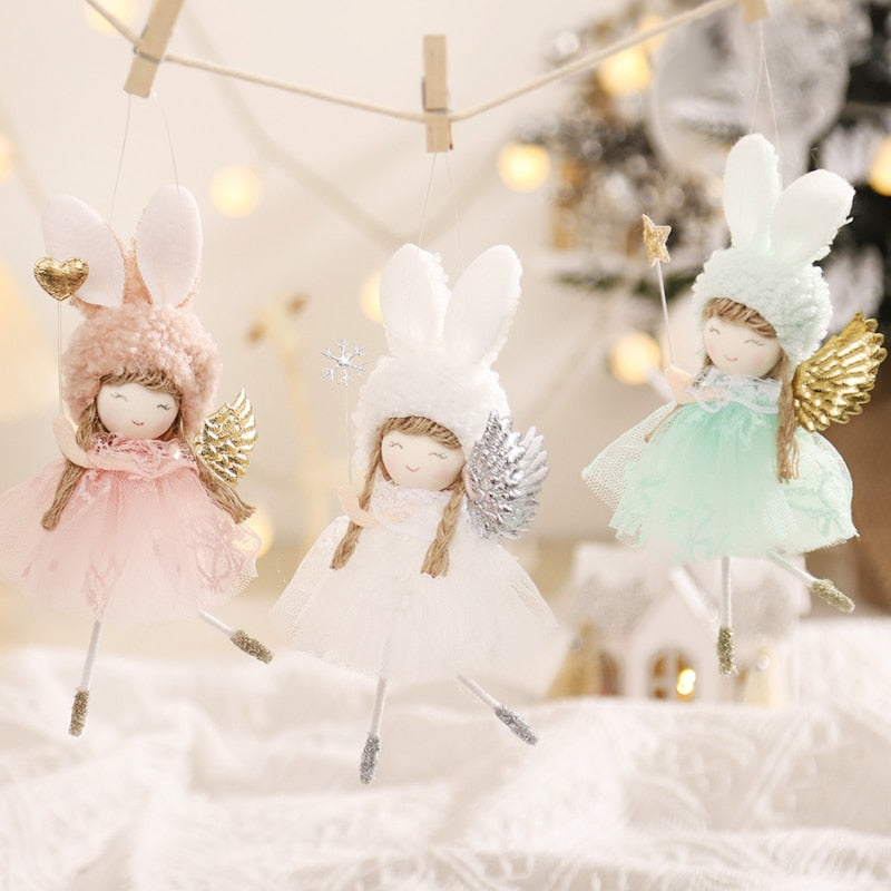 Christmas Angel Doll Xmas Tree Ornaments