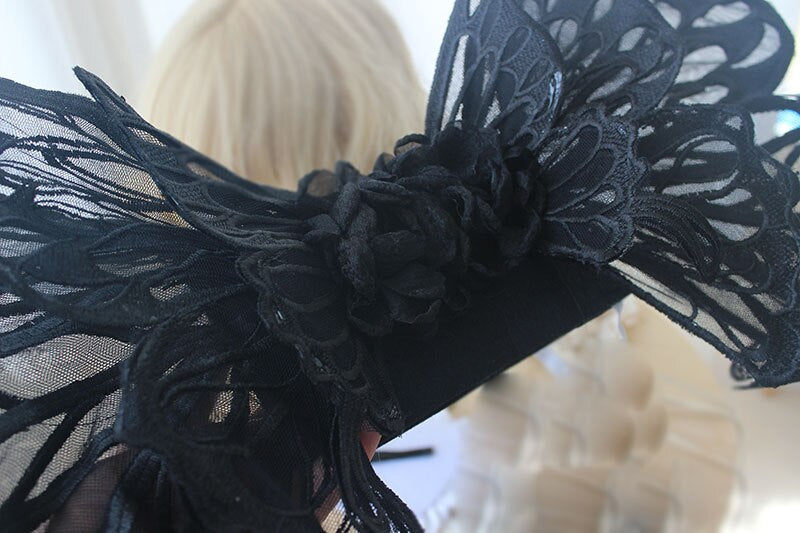 Black or White Butterfly Wings Costume