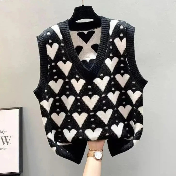 Love Heart Sweater Vest