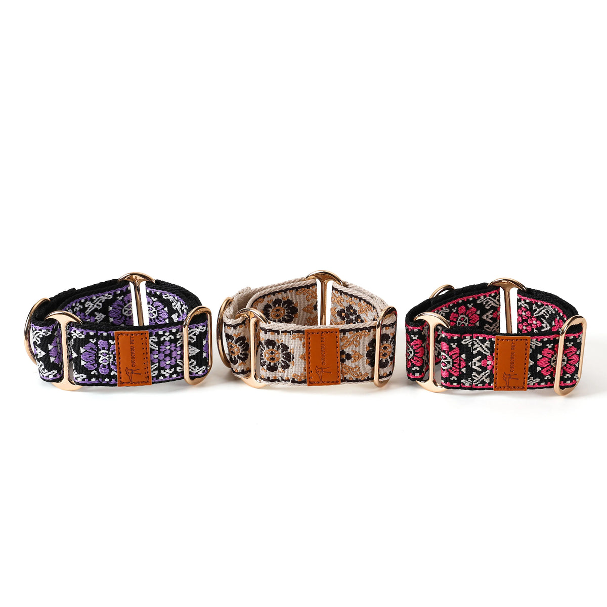 Embroidered Pet Collar Adjustable Small-Large Dog Accessories