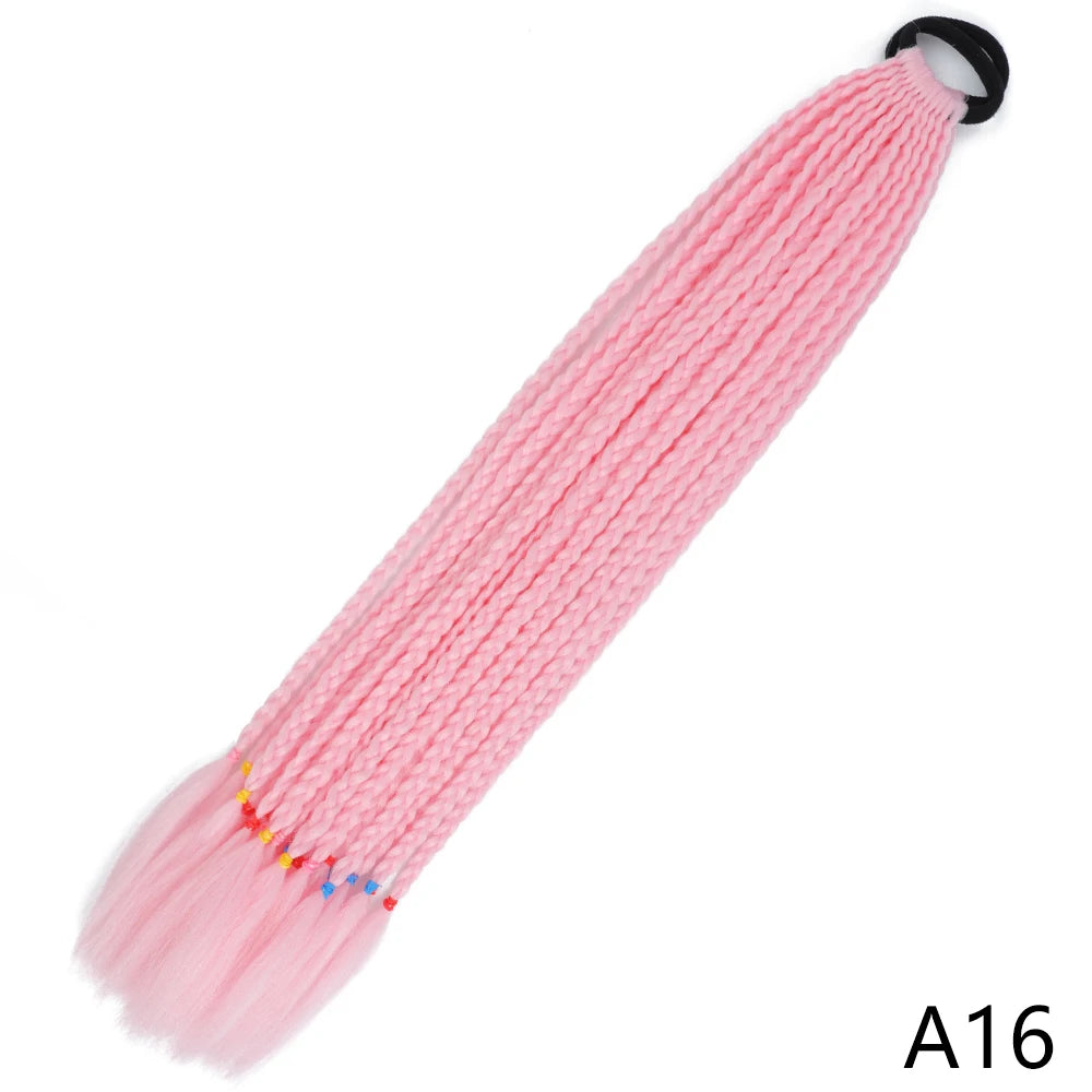 Long Braided Ponytail Hair Extensions 60CM