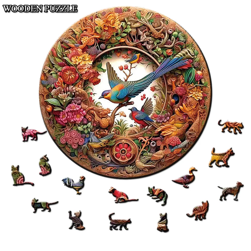 Hummingbird Wooden Jigsaw Puzzle