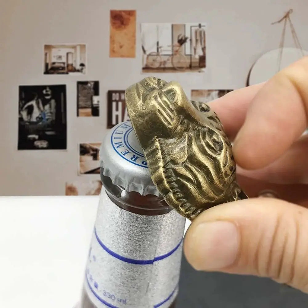 Tiger Bottle Opener Keychain