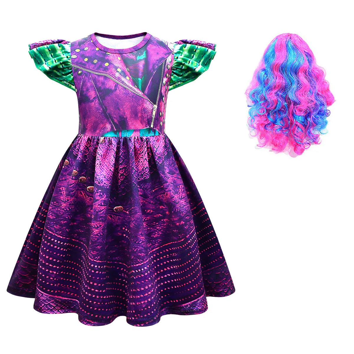 Descendants 3 Mal Evie Costumes for Girls Cosplay Costume