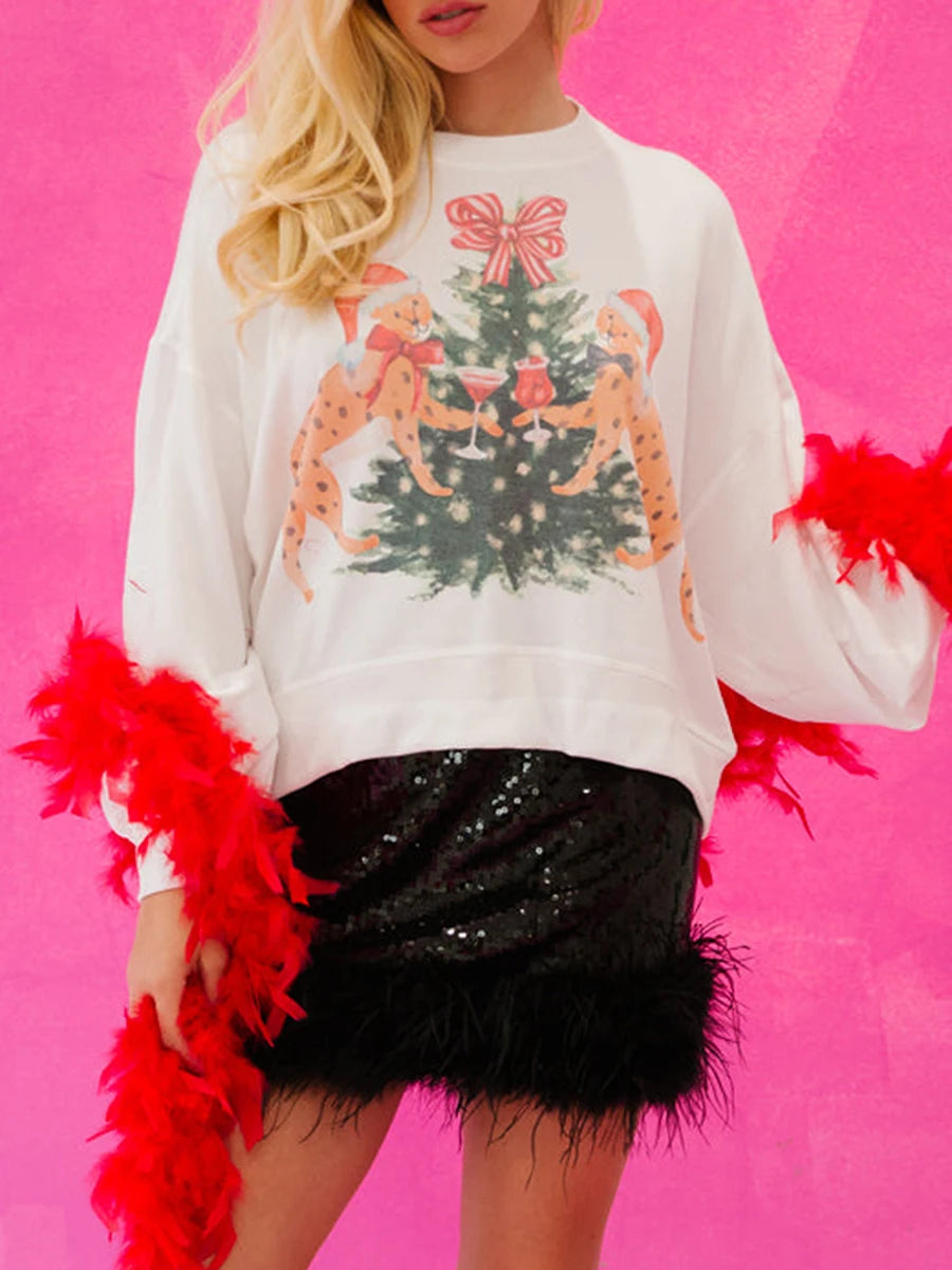 Better Not Pout Sweatshirt Sparkly Rhinestone Christmas Sweater