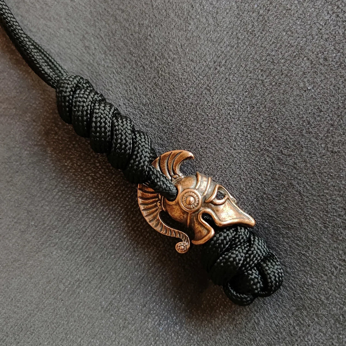 Warriror Helmets Paracord Beads Lanyard Dreadlock Beard Bead