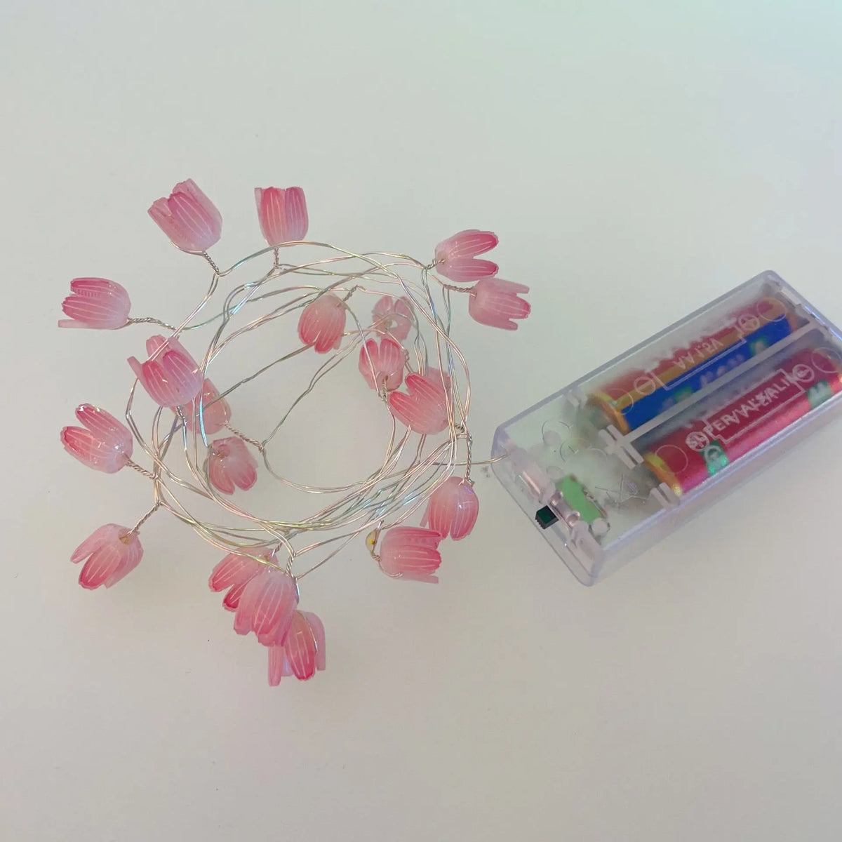 2m 20LED Tulip Flowers String Lights Fairy Twinkle Hanging LED String Lamp