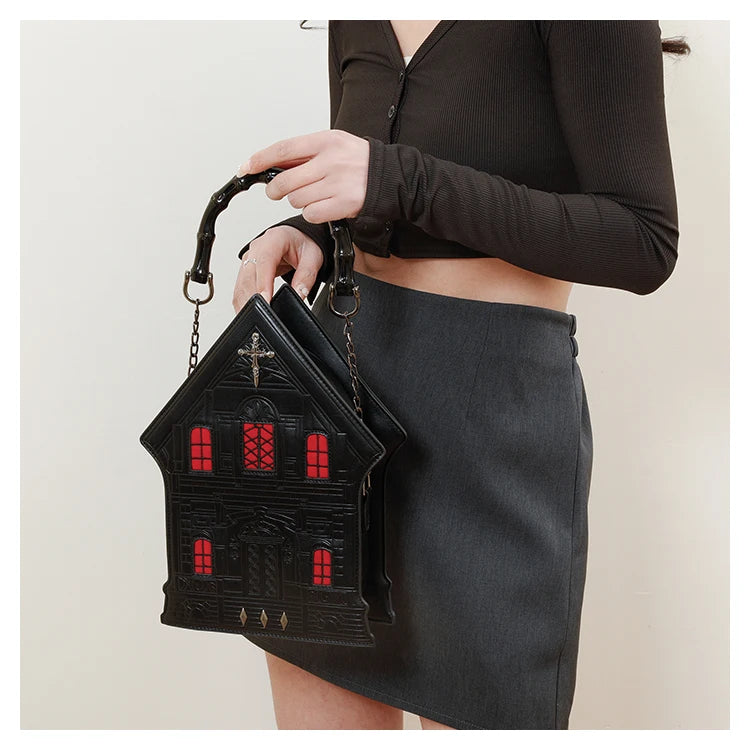 Haunted House Crossbody Bag