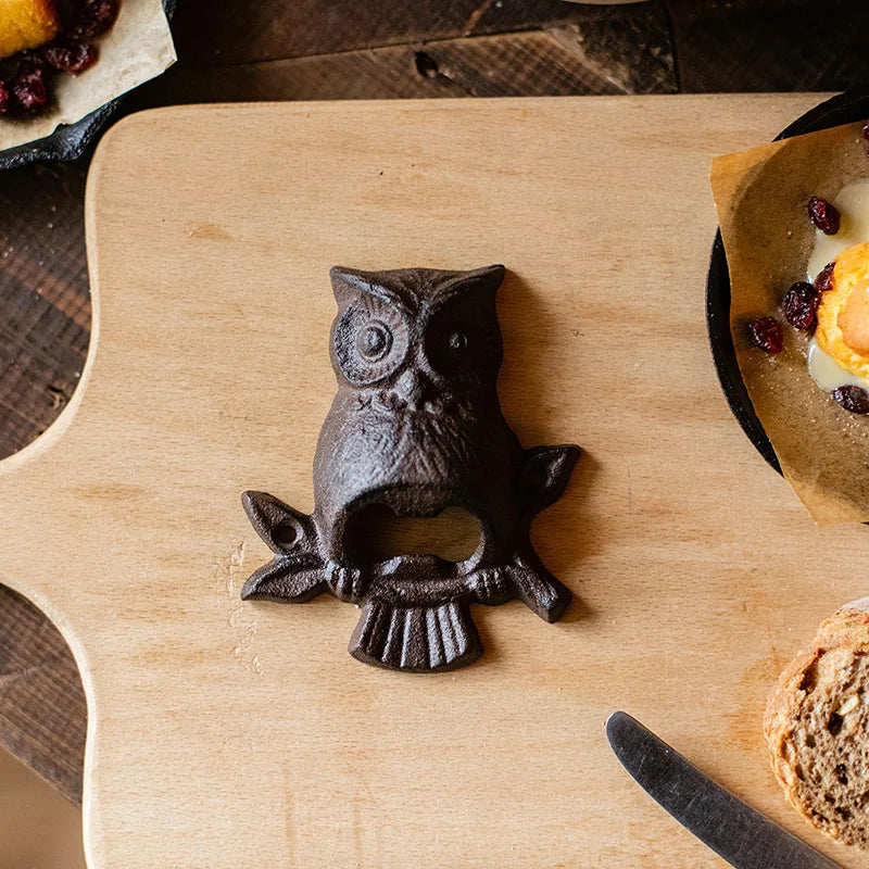 Woodland Owl Cast Iron Bottle Opener