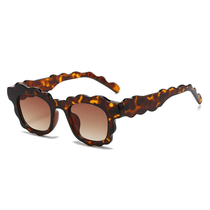 Lucy's Square Jelly Sunglasses Gradient Shades UV400