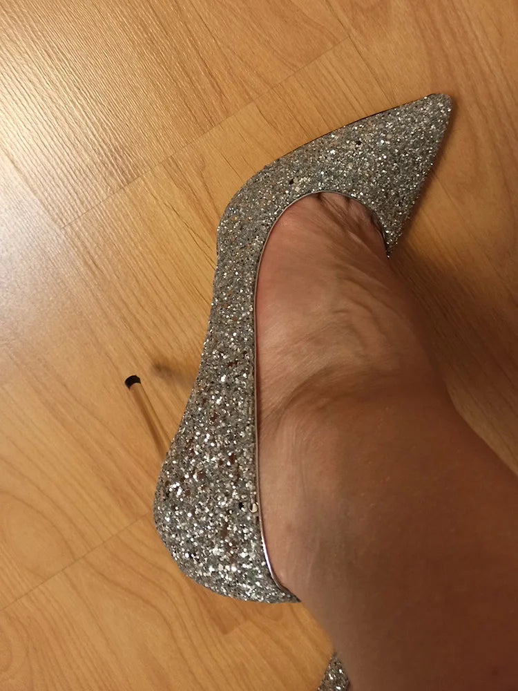 Magical Glittery High Heels in EIGHT Colours