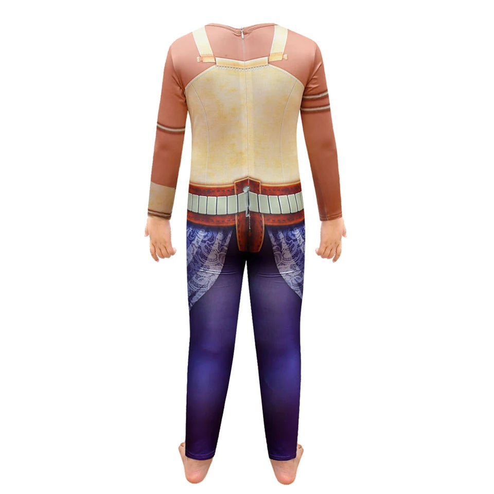 Last Dragon Kids Book Week Costumes Halloween Cosplay Raya Warrior