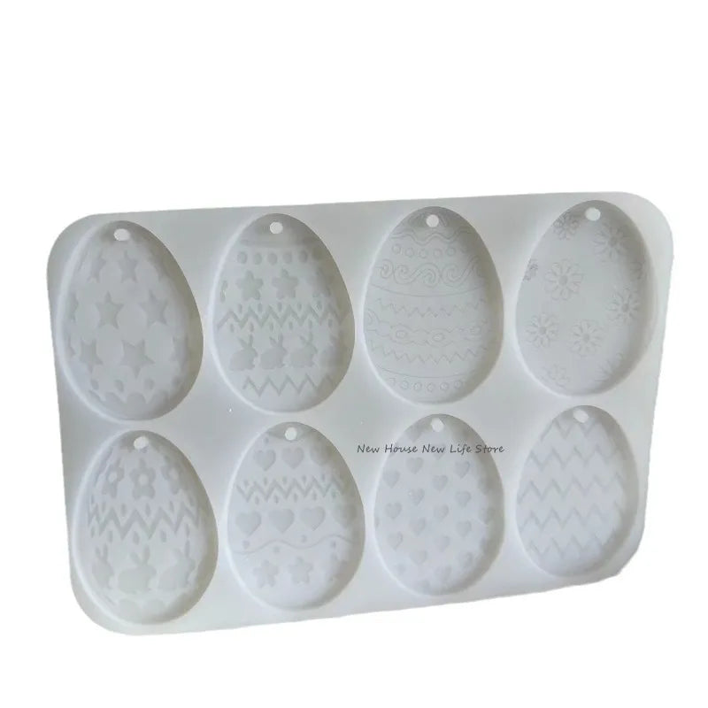 DIY Easter Egg Resin Clay Chocolate Ornaments Silicone Moulds DIY Craft Baking