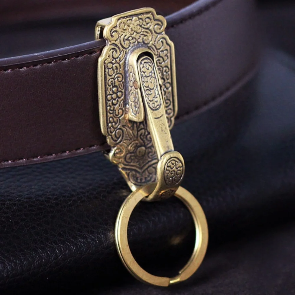Fancy Pants Brass Keychain Belt Hook