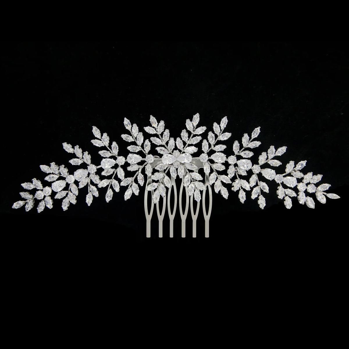 Wedding Hair Accessories Cubic Zircon Bridal Hair Combs Headpieces Hair Jewellery