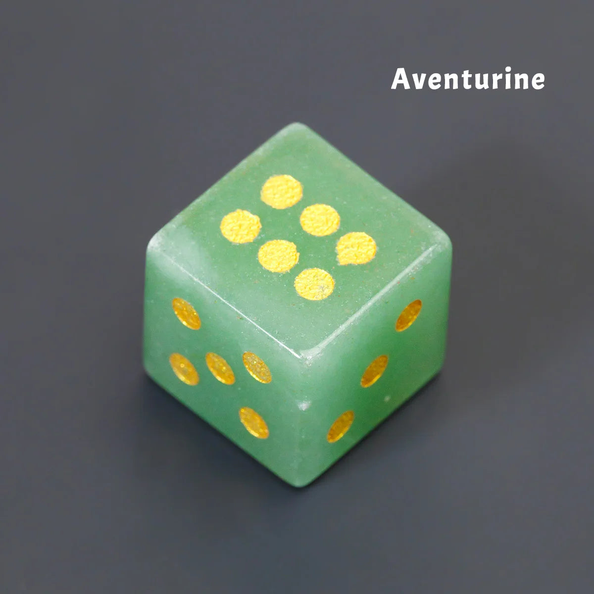 Natural Crystal Stone Lucky Dice