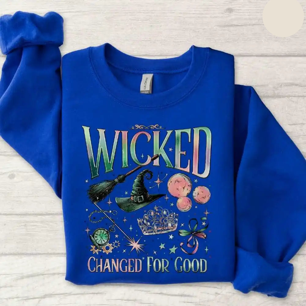 Wicked Changed for Good Sweatshirt Musical Lovers Defy Gravity Sweater Jumper
