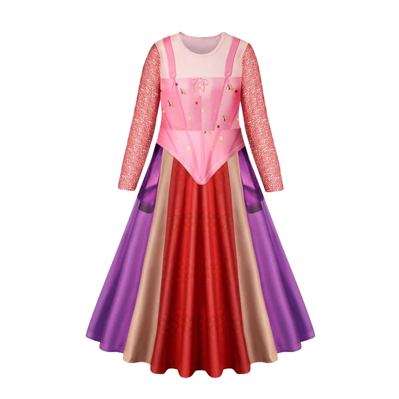Hocus Pocus Sanderson Sisters Halloween Witch Cosplay Costume