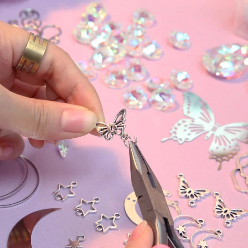 200Pcs Crystal Sun Catcher Making Set DIY Craft Kit
