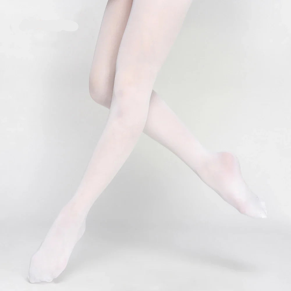 Ballet Dance High Waist Tights Adult Children's Pantyhose Convertible Training Tights