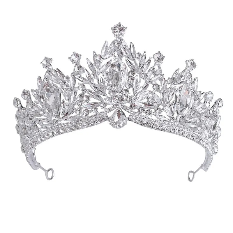 Queen Alexandría's Baroque Crystal Bridal Tiara