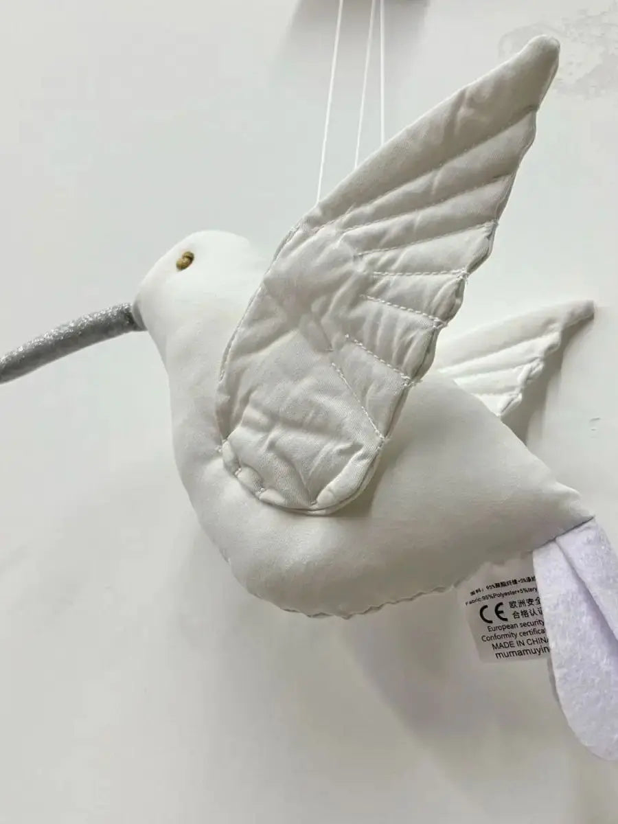 Linen Hummingbirds Children's Room Nursery Hanging Decor